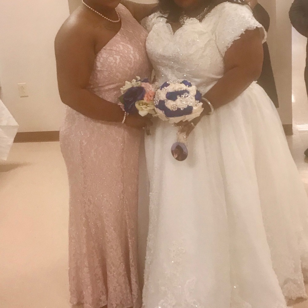 Morgan & Co. Blush Pink Dress